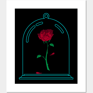 The Enchanted Rose Flower Lover Gift Cute Posters and Art